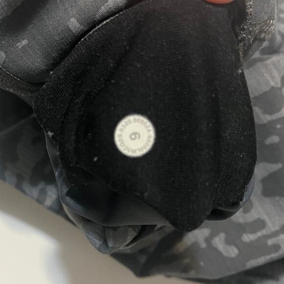 Lululemon Wunder Train High-Rise Tight 25" Print Heathered Black Asphalt Grey 6 - Picture 7 of 7